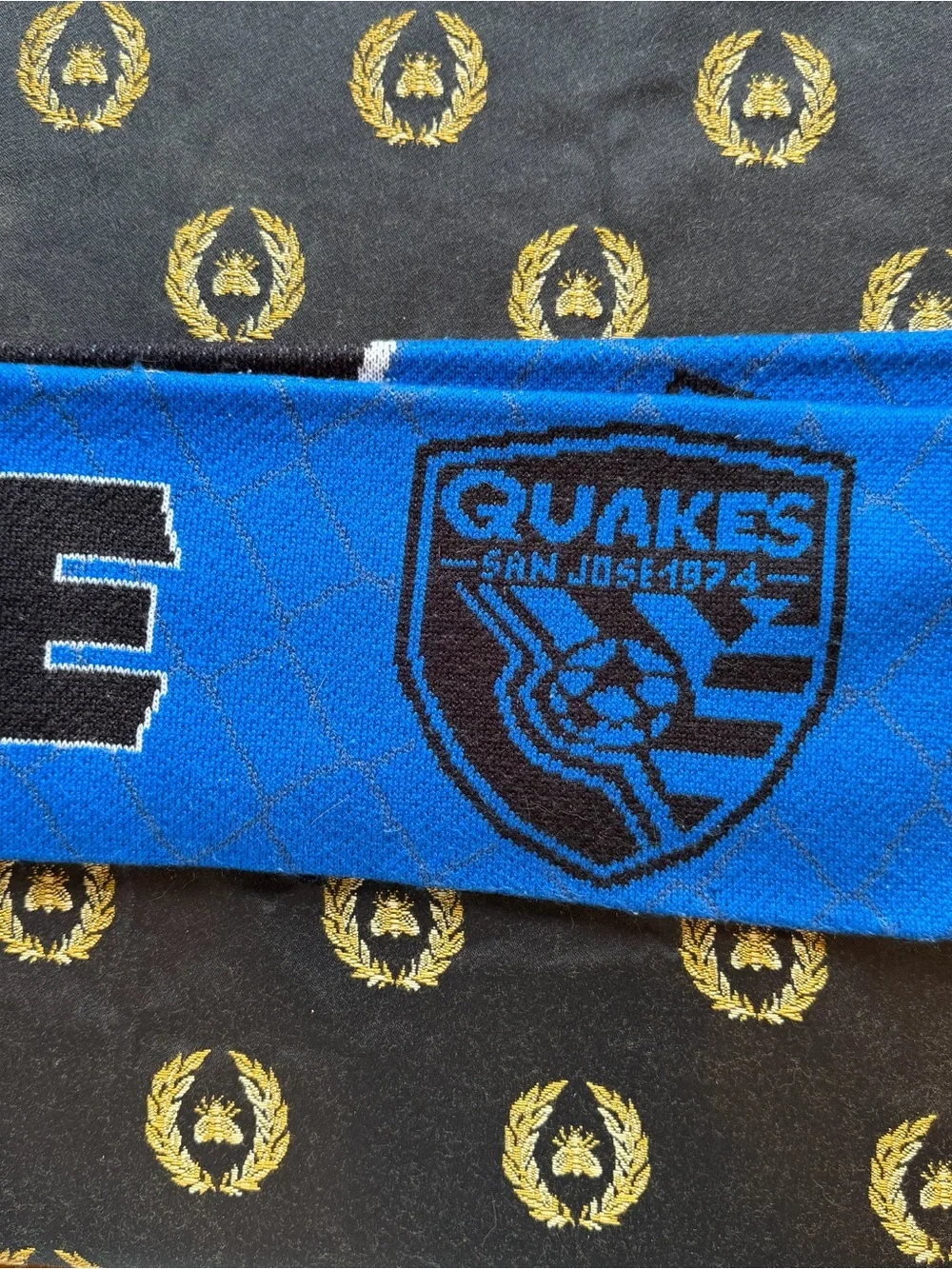 San Jose Earthquakes We Are San Jose Blue & Black Scarf